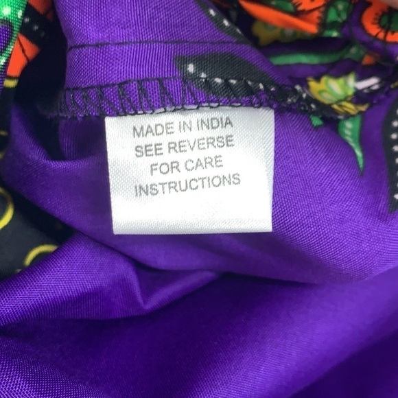 Xpress Unisex Cotton/Polyester Blend Global Tunic - Purple/Green/Orange, SzS - Picture 8 of 10